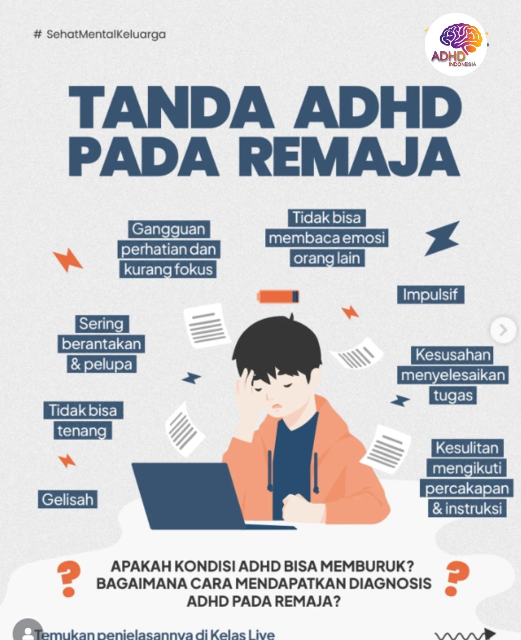 Screening ADHD Non-Diagnostik: Edukasi Awal bagi Orang Tua di Kabupaten Aceh Tamiang