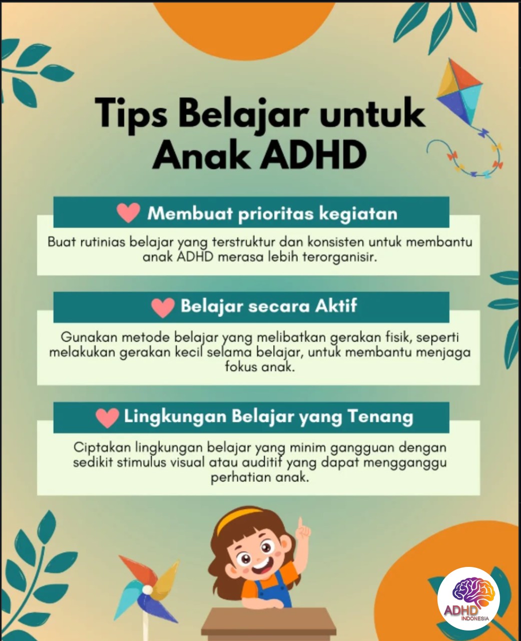 Strategi Belajar yang Cocok untuk Anak ADHD di Kabupaten Aceh Tamiang